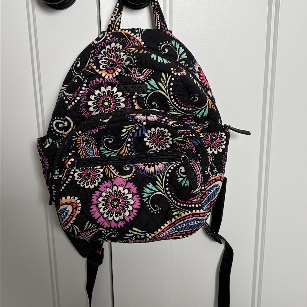 Vera Bradley Multicolor Paisley Backpack Lighten Up Essential Backpack